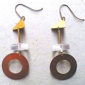 Oversized 'Geometry' Statement Earrings